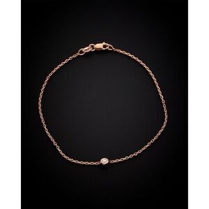 14K 0.08 Ct. Tw. Diamond Bracelet, Gold